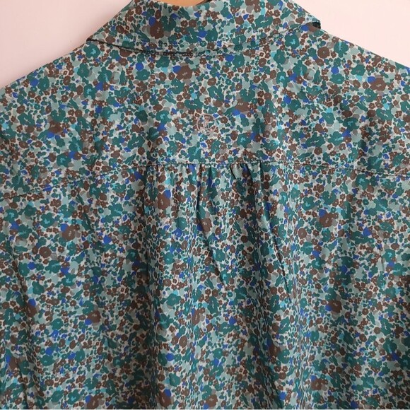 Lands End 365 Long Sleeve Tunic Top Roll Tab Sleeves Moisture Wicking - Picture 5 of 13